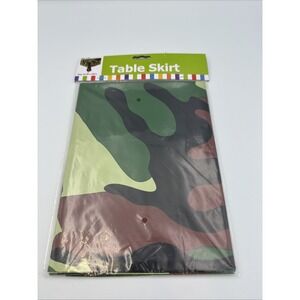 Camouflage Plastic Tablecloth, Party Supplies, 1 Piece